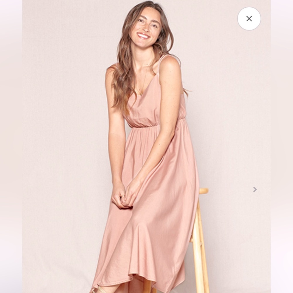 Outerknown Luna dress blush small